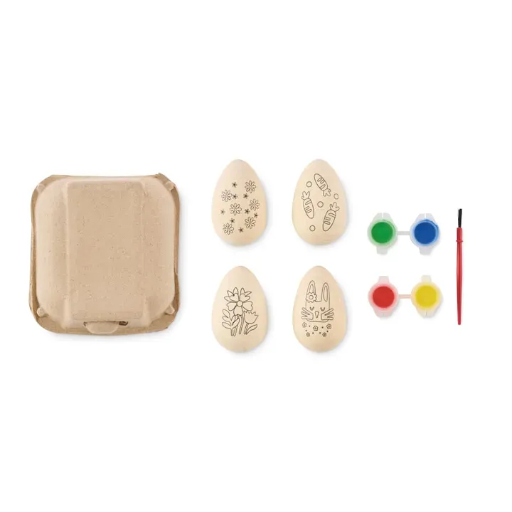 Wooden eggs painting set - MO2563 (MOCN#40)
